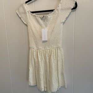 White lace play suit new with tags!